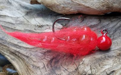Steelhead Eggie Jig –  Cherry Bomb