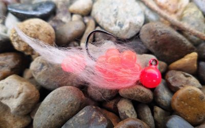 Steelhead Eggie Jig –  Fire Egg