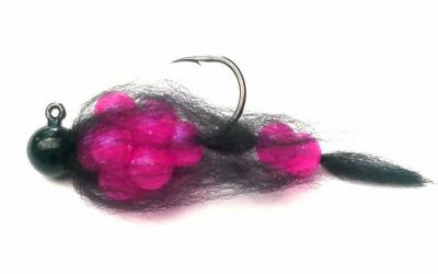 Steelhead Eggie Jig –   Black & Pink