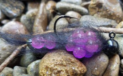 Steelhead Eggie Jig – Black Hole