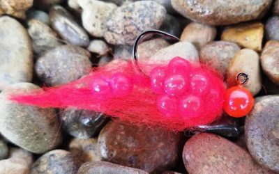 Steelhead Eggie Jig –   Bloody Red
