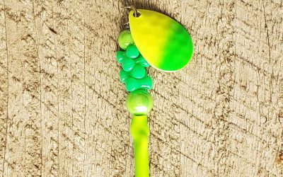 NW Tackle 101 Salmon Killer Spinner – Lemon Lime – 3.5″ Blade