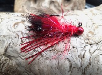1/8 oz Krusty Shrimp Steelhead Jig – Redhead