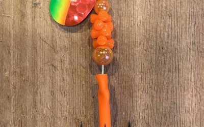 NW Tackle 101 Salmon Killer Spinner – Orange Shit Show – 3.5″ Blade