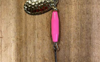NW Tackle 101 Steelhead Slammer – Hot Pink Brass Hammered