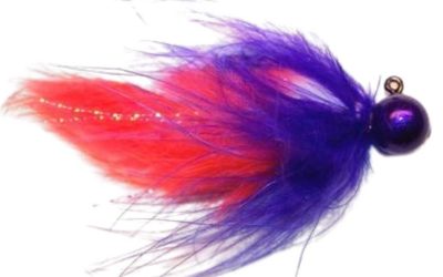 3/8 oz Twitcher Jig – Flame & Purple