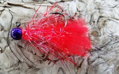 1/8 oz UV Krusty Steelhead Jig – Red Hot