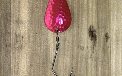 NW Tackle 101 Steelhead Slammer Steelie 1/2oz Metallic Pink Casting Spoon