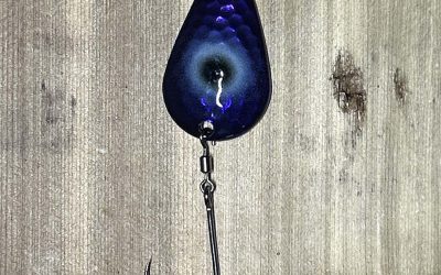 NW Tackle 101 Steelhead Slammer Steelie 1/2oz Metallic Purple Black Eye Casting Spoon