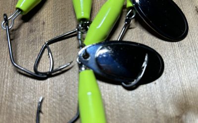 NW Tackle 101 Steelhead/Salmon Casting Spinners 3/4 oz  Yellow Smooth Blade